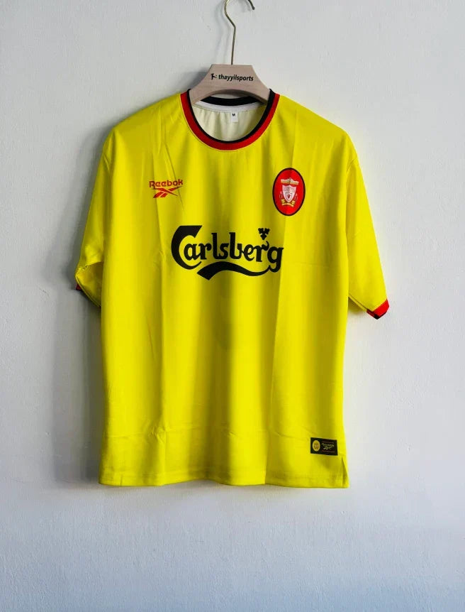 LIVERPOOL 1997-98 AWAY KIT OWEN FIVESLEEVE