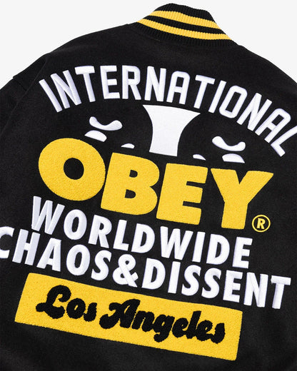 LOS ANGELES INTERNATIONAL VARSITY JACKET - Four Street