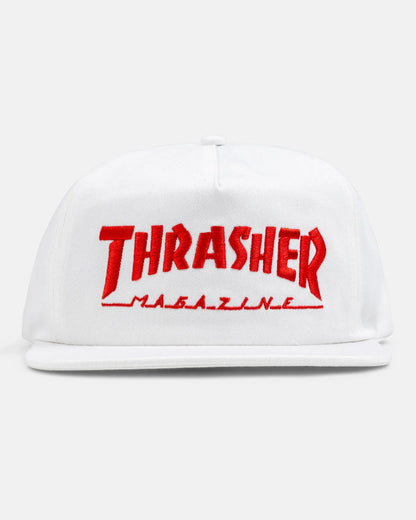 MAG LOGO - SNAPBACK - WHITE - Four Street