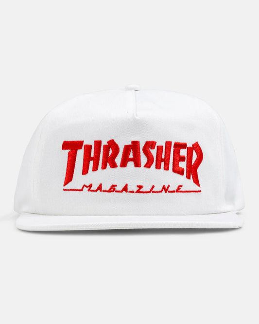 MAG LOGO - SNAPBACK - WHITE - Four Street