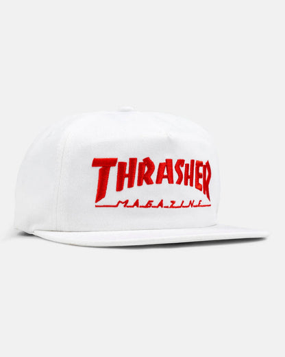MAG LOGO - SNAPBACK - WHITE - Four Street