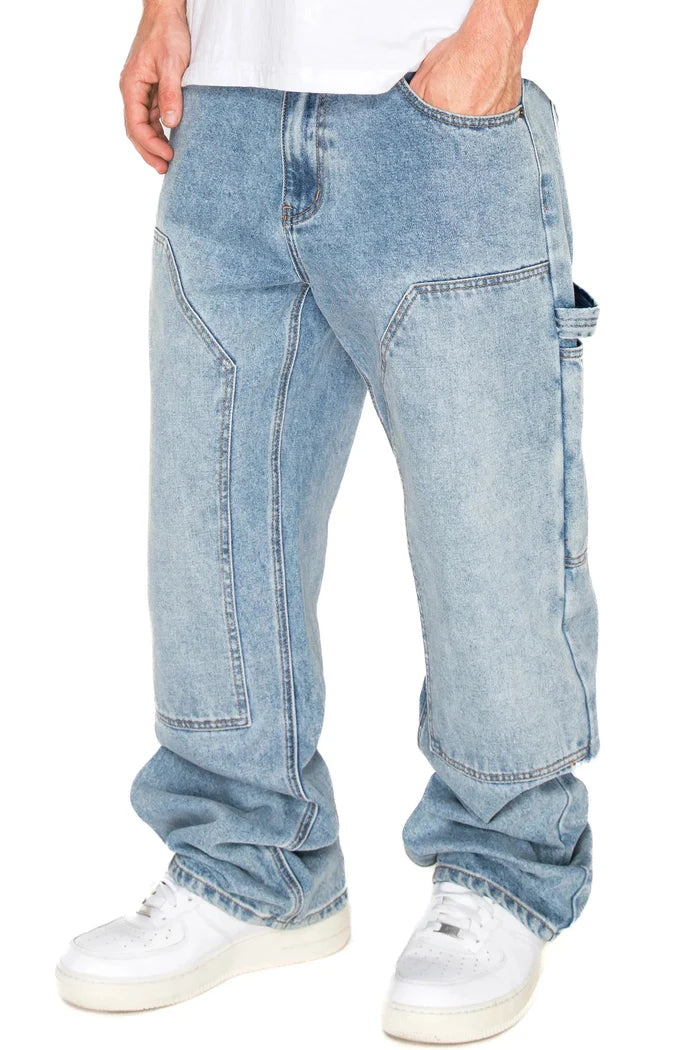 Men's Baggy Fit Carpenter Denim Jeans Victorious