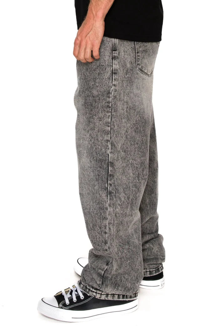 Men's Baggy Fit Stone Washed Jeans Victorious