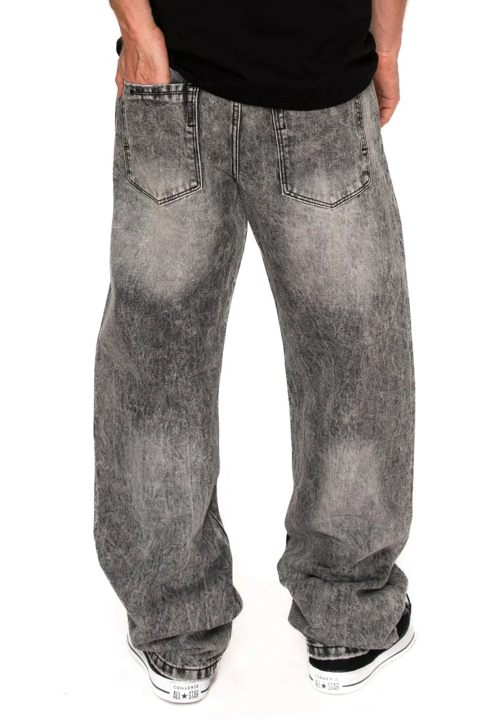 Men's Baggy Fit Stone Washed Jeans Victorious