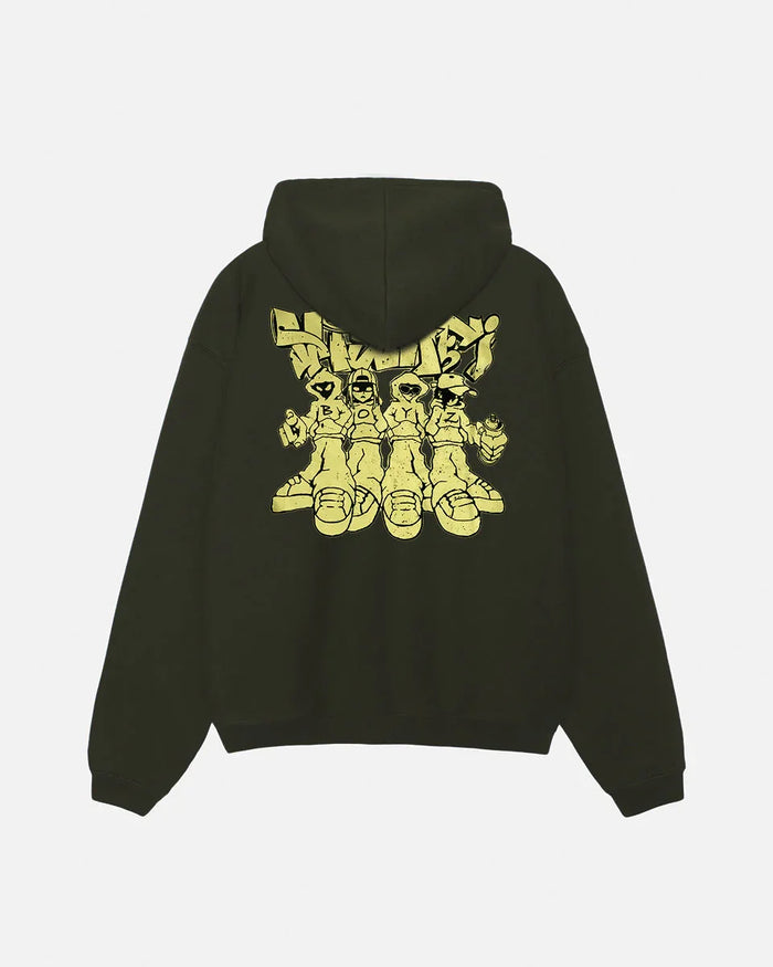Moletom VishBoyz Verde Militar - Four Street