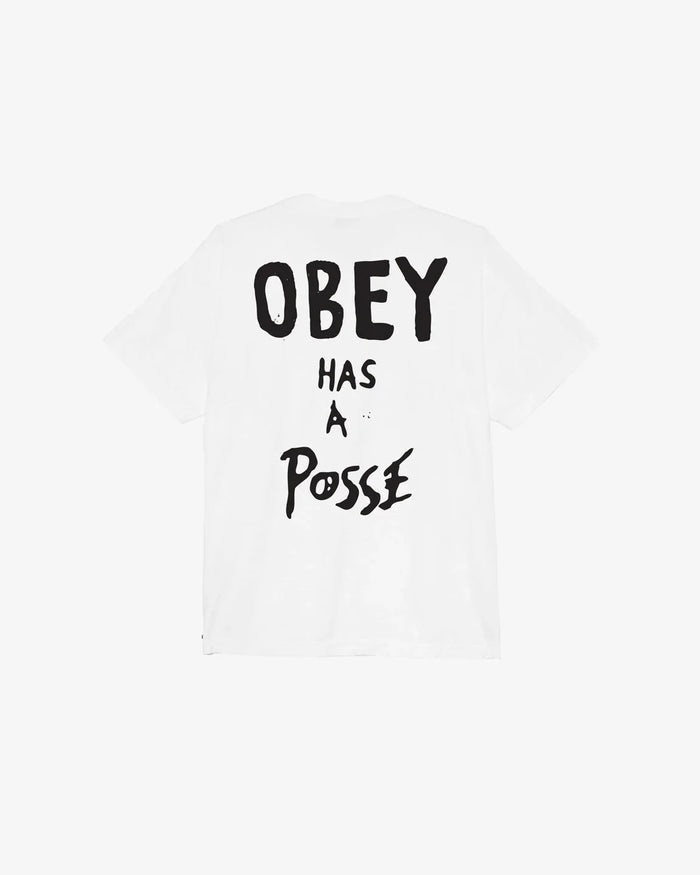 OBEY HAS A POSSE HEAVYWEIGHT T-SHIRT - Four Street