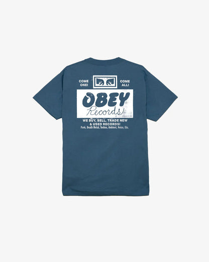 OBEY RECORDS BUY, SELL, TRADE CLASSIC T-SHIRT - Four Street