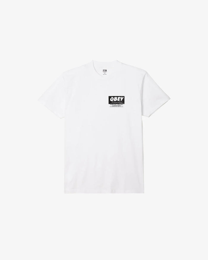 OBEY RECORDS BUY, SELL, TRADE CLASSIC T-SHIRT - Four Street
