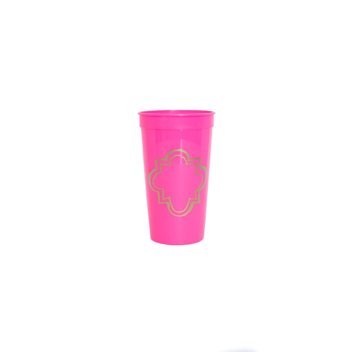 Phi Mu Gold Foil Stadium Cup
