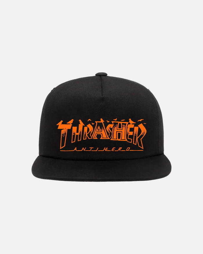 PIGEON MAG - SNAPBACK - BLACK - Four Street