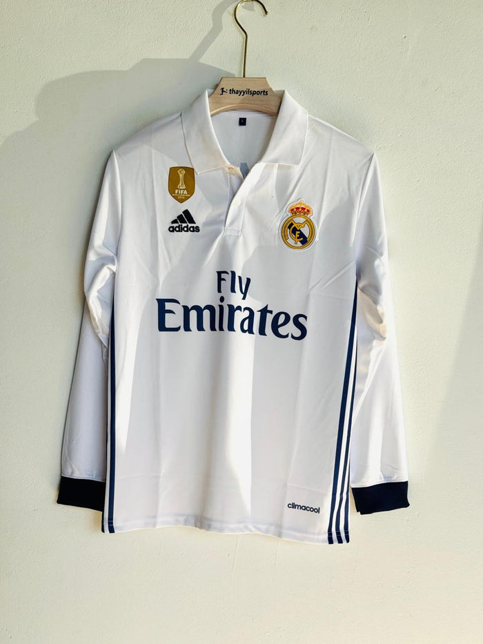 Real Madrid Long-Sleeves 2016-17 Printed Jersey