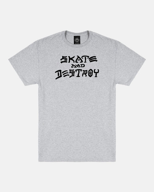 SKATE AND DESTROY - TSHIRT - GREY - Four Street