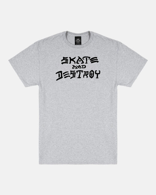 SKATE AND DESTROY - TSHIRT - GREY - Four Street