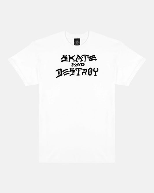 SKATE AND DESTROY - TSHIRT - WHITE - Four Street