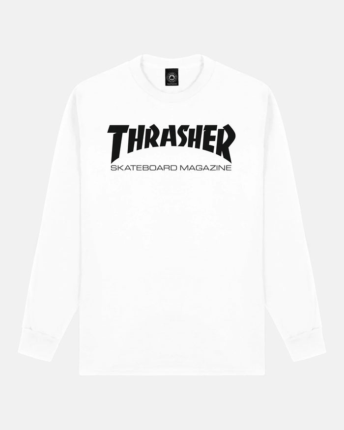 SKATE MAG - LONGSLEEVE - WHITE - Four Street