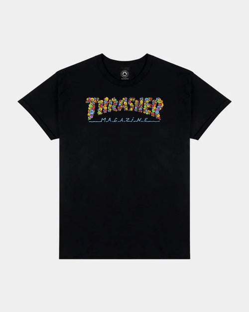 SMILE BY SPANKY - T-SHIRT - BLACK - Four Street