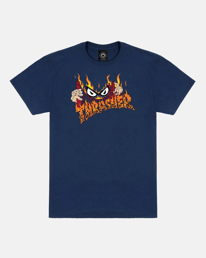 SUCKA FREE BY NECKFACE - T-SHIRT - NAVY BLUE - Four Street