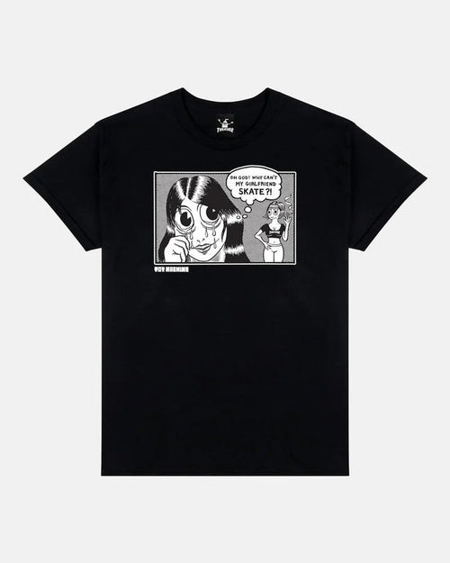 THRASHER X TOY MACHINE - GIRLFRIEND - T-SHIRT - BLACK - Four Street