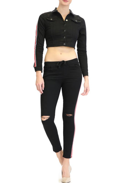 Black/Red/White / Small